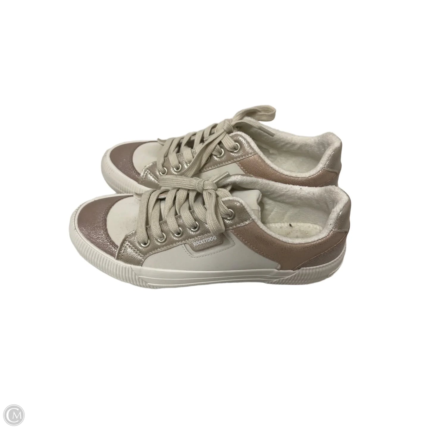 Shoes Sneakers By Rocket Dogs In Cream & White, Size: 8.5