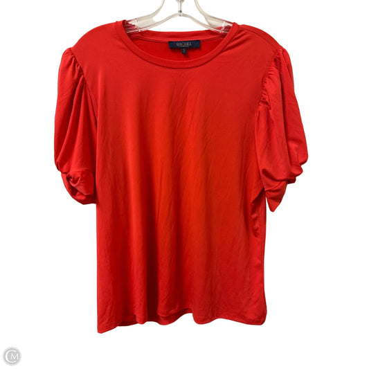 Top Short Sleeve By Rachel Roy In Orange, Size: Xl
