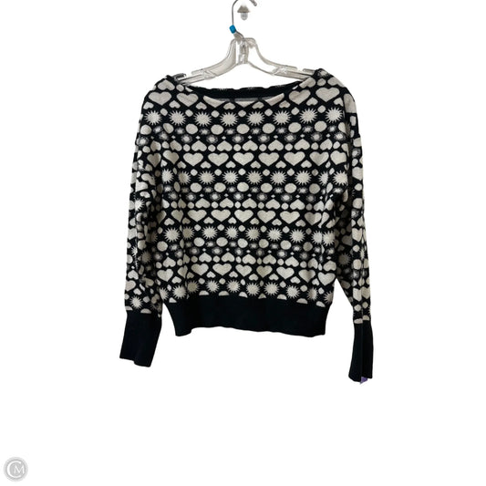 Sweater By Maeve In Black & White, Size: Xs