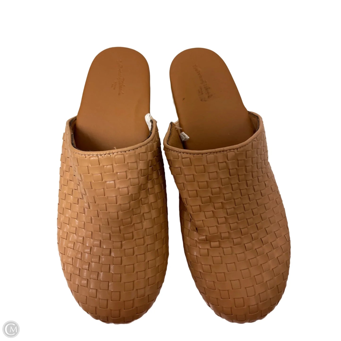 Sandals Heels Block By Universal Thread In Brown, Size: 9.5