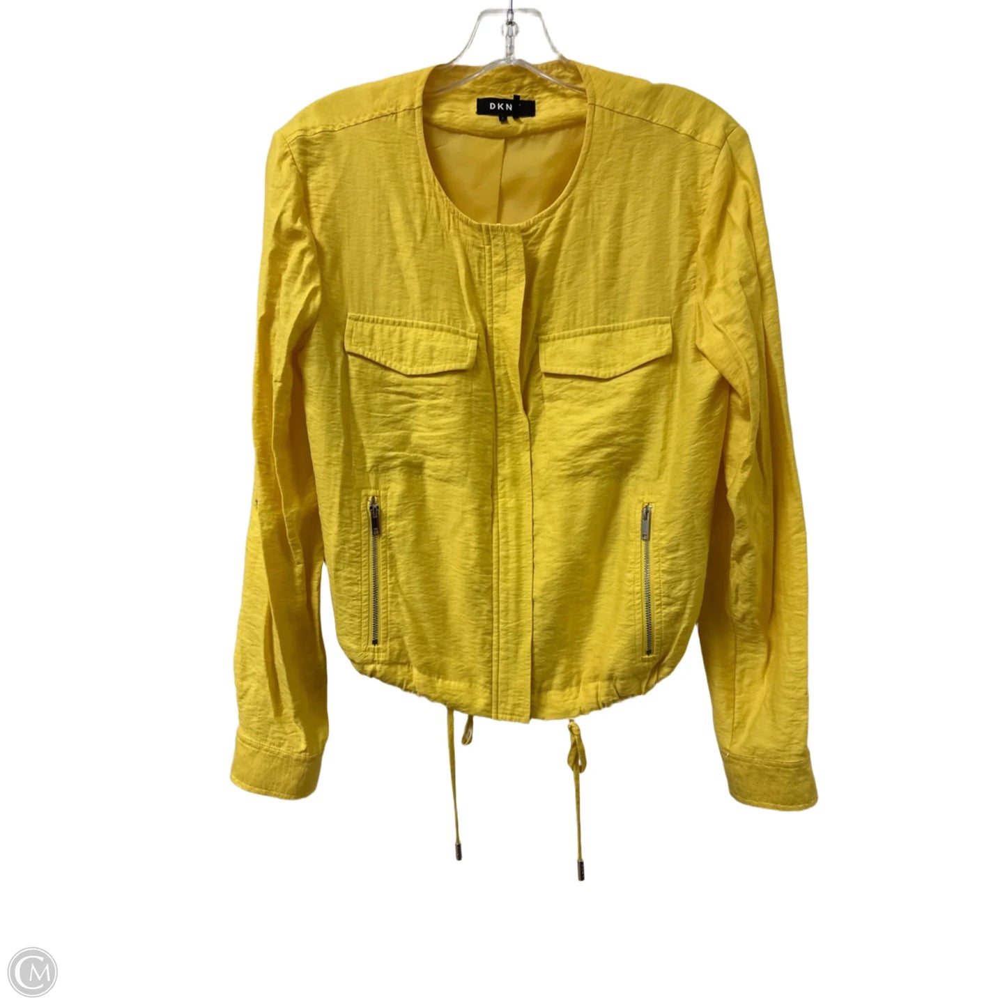 Jacket Other By Dkny In Yellow, Size: S