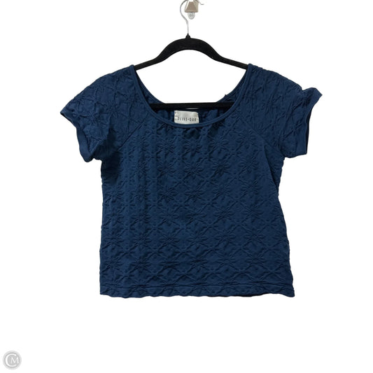 Top Short Sleeve By Olive And Oak In Navy, Size: Xl