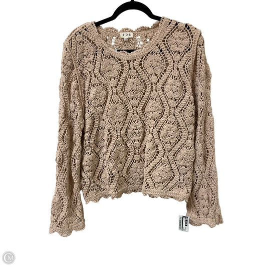 Sweater By Pol In Cream, Size: Osfm