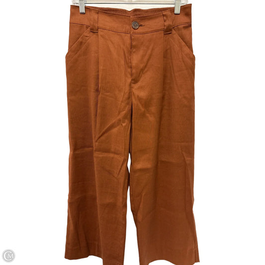 Pants Wide Leg By Cabi In Brown, Size: S