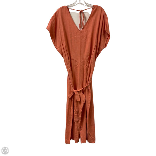 Jumpsuit By Kensie In Orange, Size: L