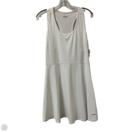Athletic Dress By Clothes Mentor In White, Size: L
