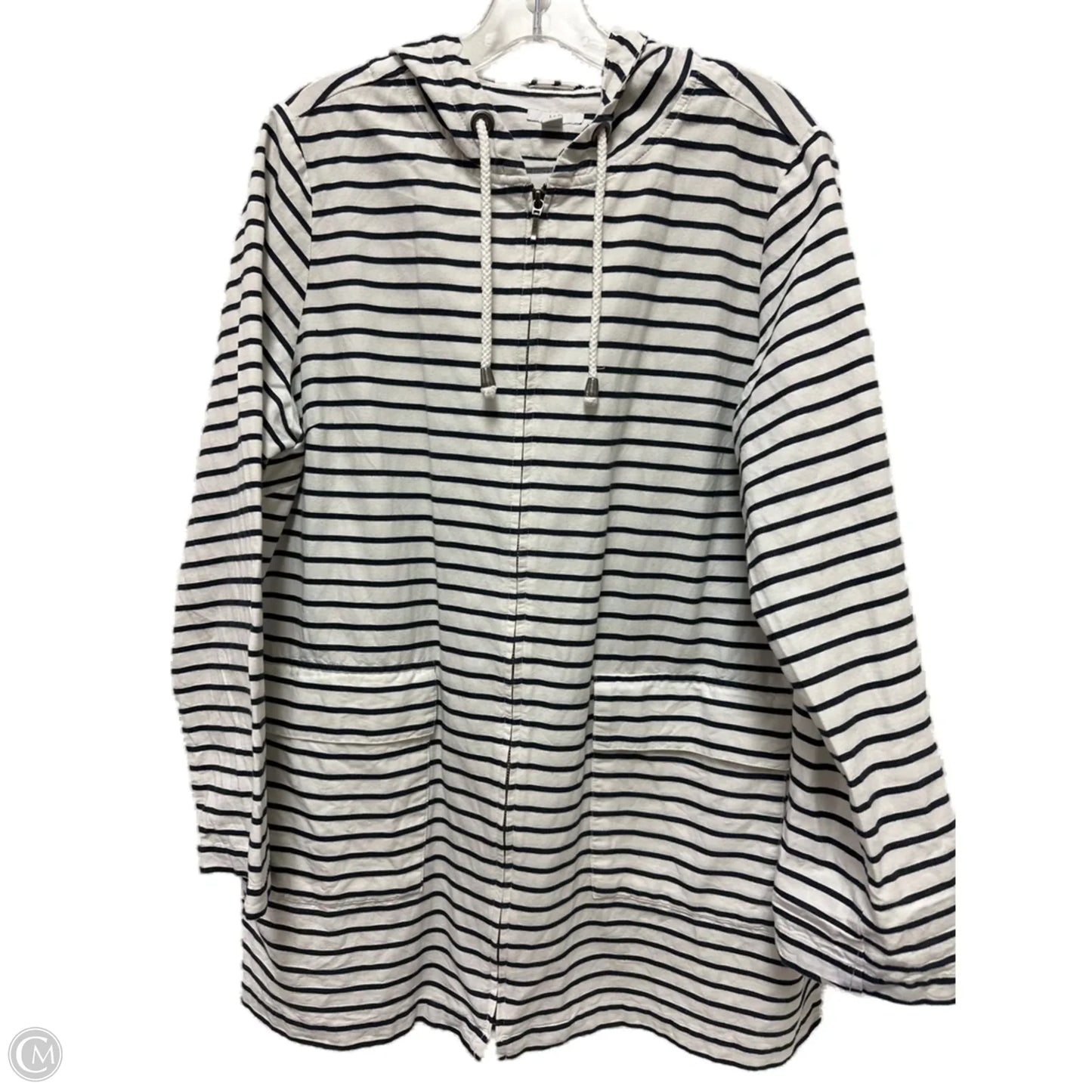 Jacket Other By J. Jill In Blue & White, Size: M