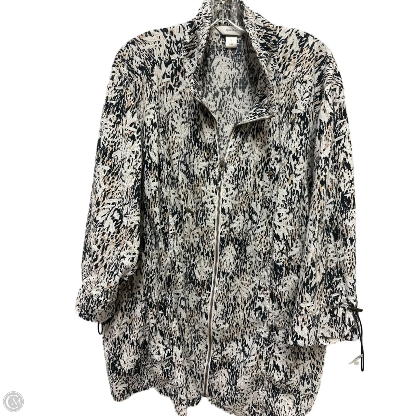 Jacket Other By Cj Banks In Black & Cream, Size: 4x