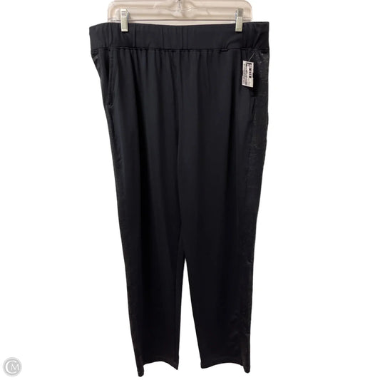 Athletic Pants By Clothes Mentor In Black, Size: Xl