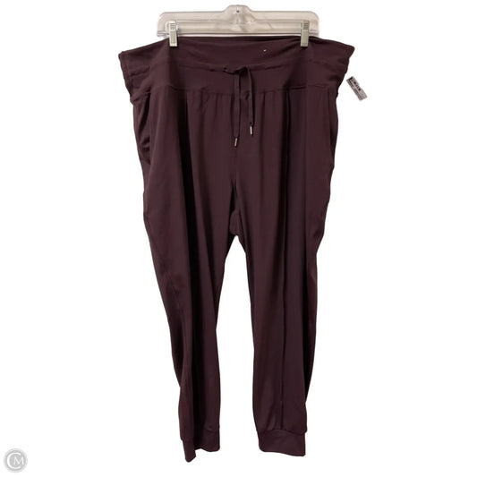 Athletic Pants By Old Navy In Purple, Size: 1x