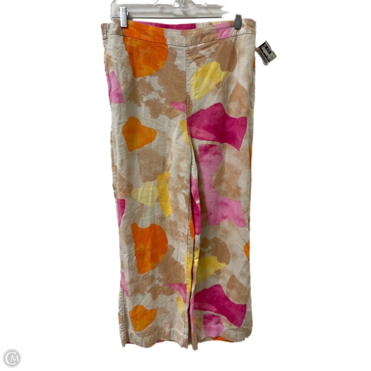 Pants Linen By Chicos In Multi-colored, Size: 8
