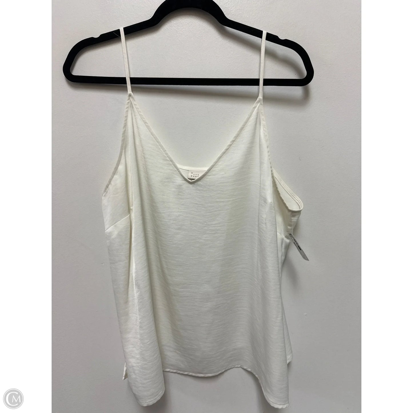 Top Sleeveless By A New Day In Cream, Size: Xl