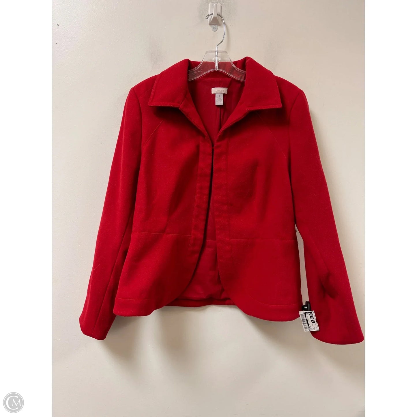 Coat Other By Chicos In Red, Size: M