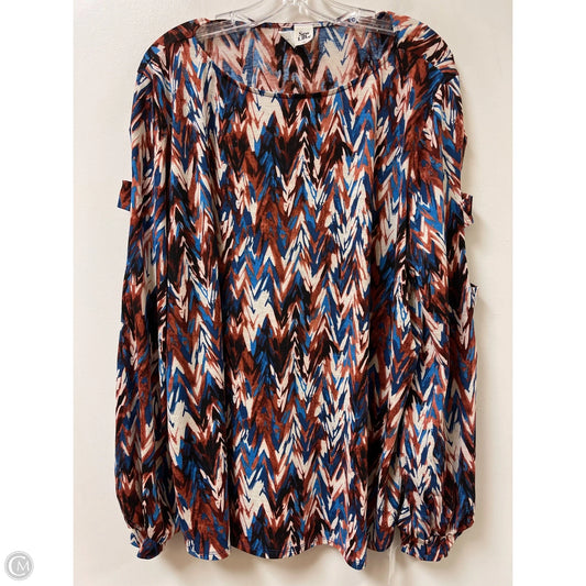 Top Long Sleeve By Sew In Love In Multi-colored, Size: 3x