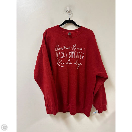 Sweater By Gildan In Red, Size: 2x