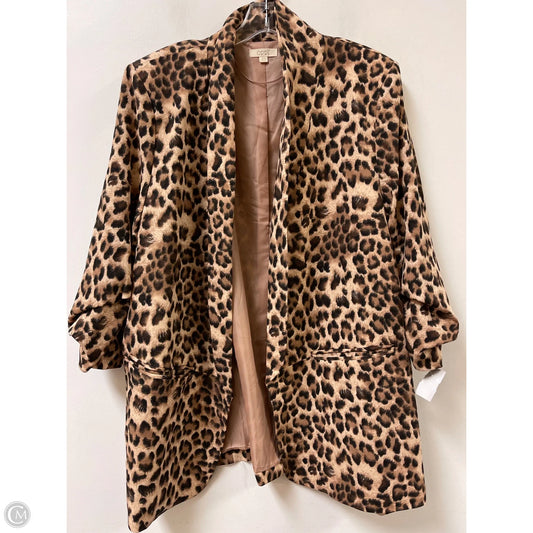 Blazer By Oddi In Animal Print, Size: 2x