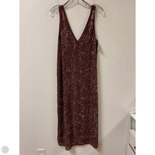 Dress Party Long By H&m In Brown, Size: Xs