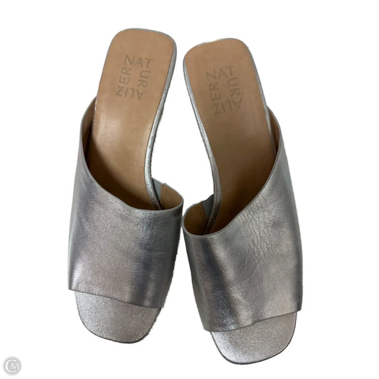 Shoes Heels Stiletto By Naturalizer In Silver, Size: 8.5
