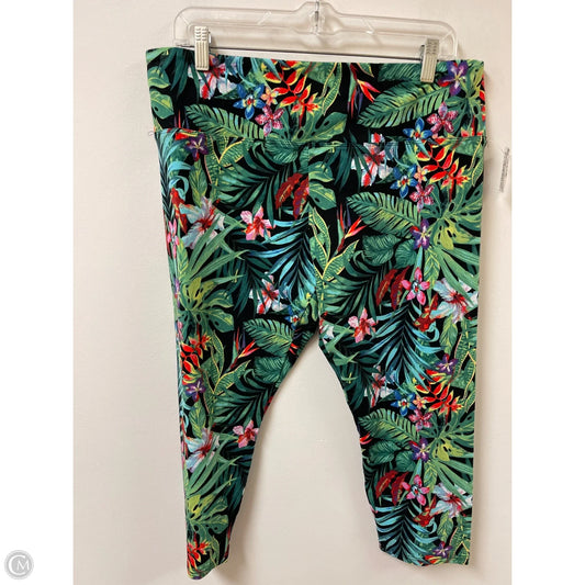 Athletic Capris By Clothes Mentor In Multi-colored, Size: Xl