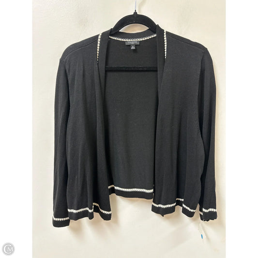 Sweater Cardigan By Talbots In Black, Size: 2x