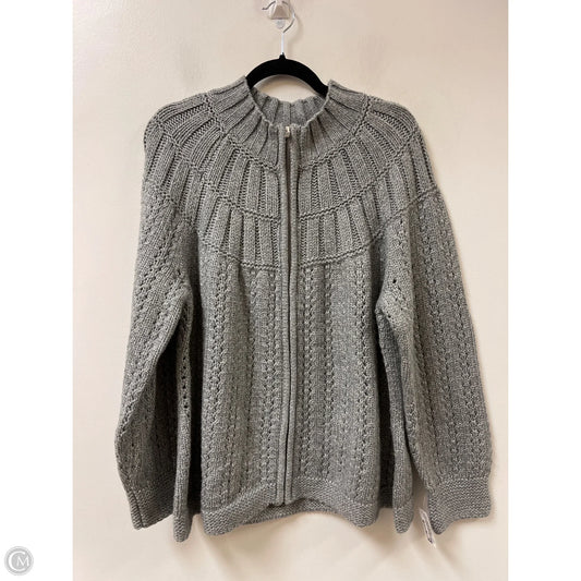 Jacket Other By Talbots In Grey, Size: 3x