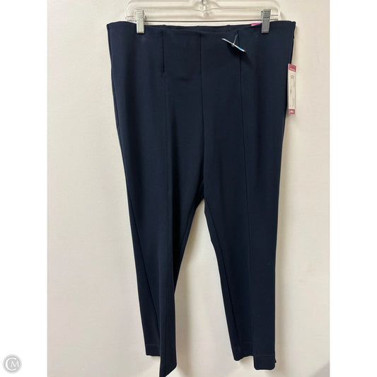 Pants Leggings By Clothes Mentor In Navy, Size: 1x