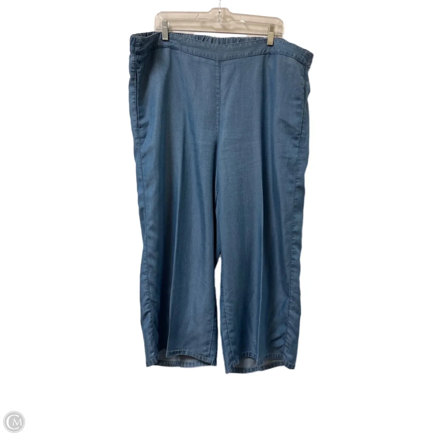 Pants Linen By J. Jill In Blue, Size: Xl