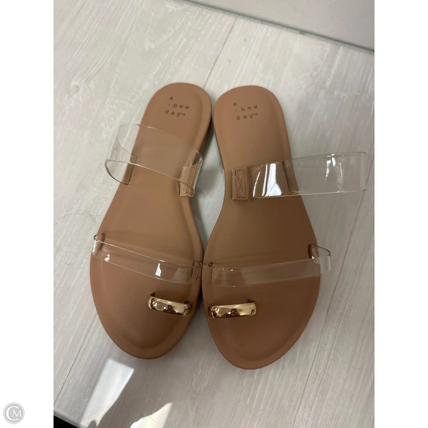 Sandals Flats By A New Day In Tan, Size: 6