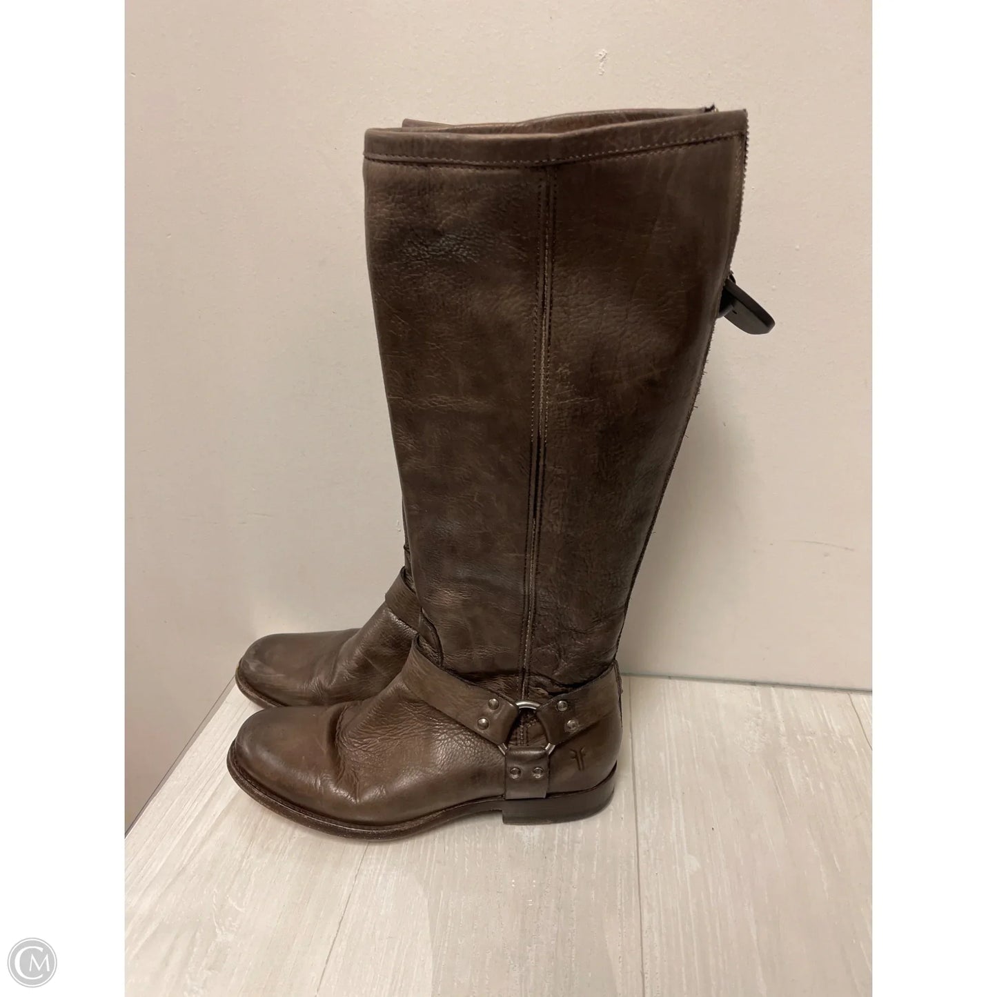 Boots Designer By Frye In Brown, Size: 10