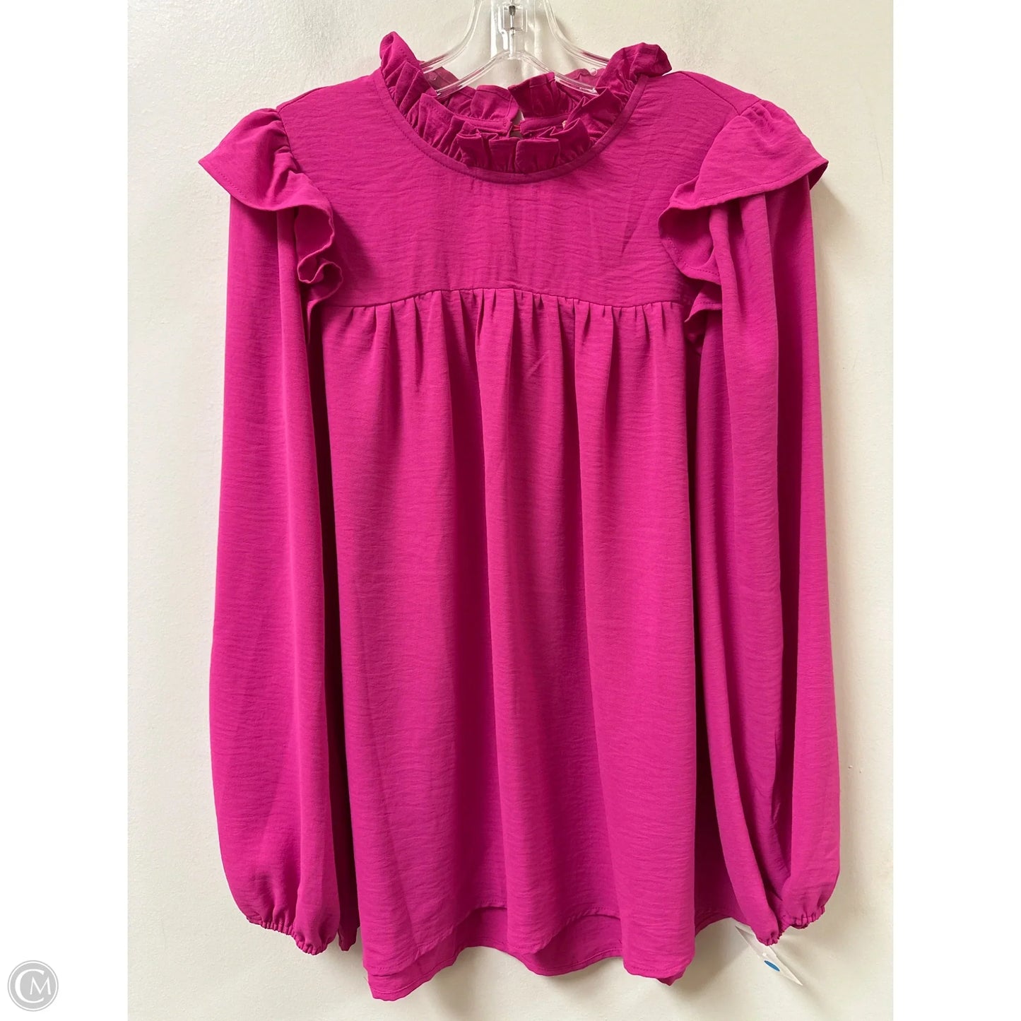 Top Long Sleeve By Jodifl In Pink, Size: M