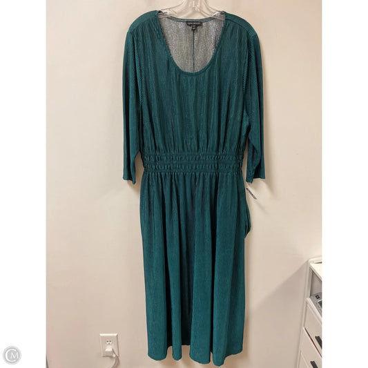 Dress Casual Maxi By Lane Bryant In Green, Size: 2x