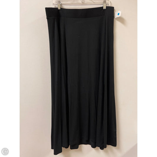 Skirt Maxi By Torrid In Black, Size: 1x