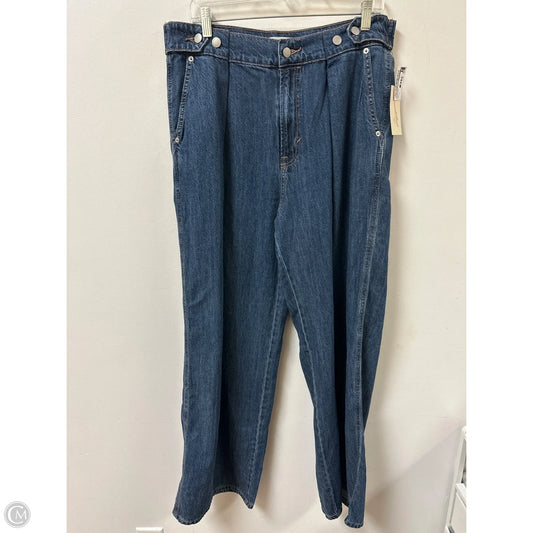 Jeans Wide Leg By Universal Thread In Blue Denim, Size: 10