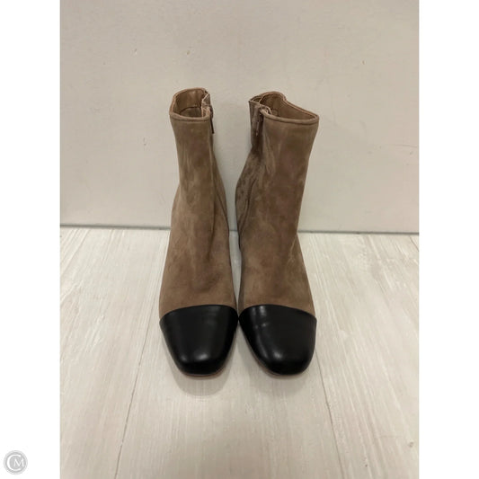 Boots Ankle Heels By Steve Madden In Brown, Size: 7