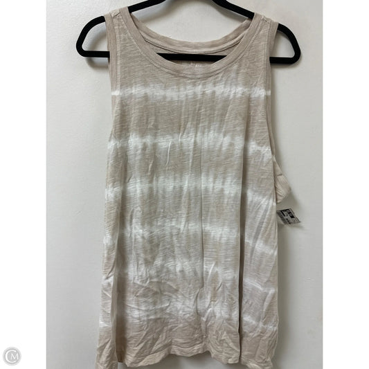 Tank Top By Time And Tru In Tan, Size: 3x