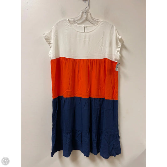 Dress Casual Midi By Clothes Mentor In Multi-colored, Size: M