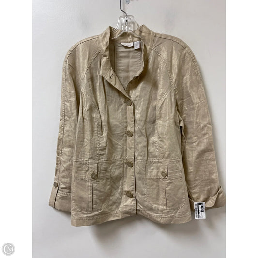 Jacket Other By Chicos In Gold, Size: L