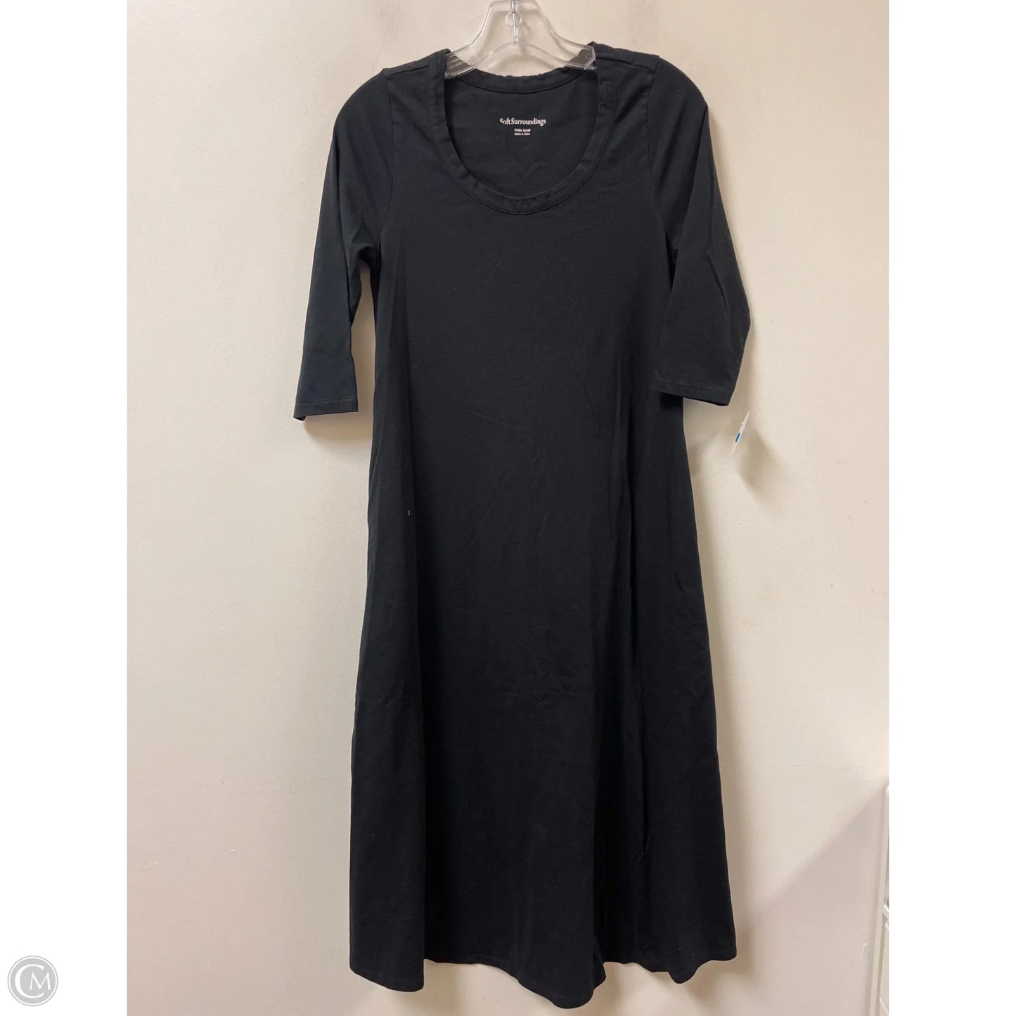 Dress Casual Maxi By Soft Surroundings In Black, Size: S