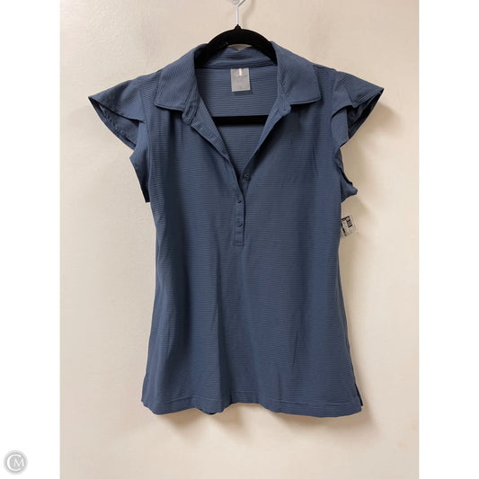 Athletic Top Short Sleeve By Calia In Blue, Size: S