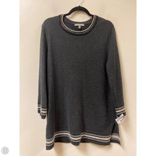 Sweater Cardigan Designer By Neiman Marcus In Animal Print, Size: L