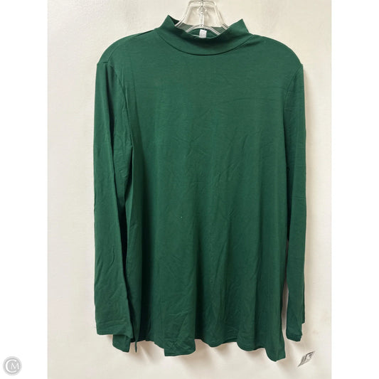 Top Long Sleeve By New Directions In Green, Size: L