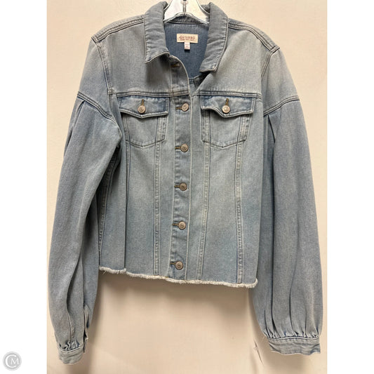 Jacket Denim By Clothes Mentor In Blue Denim, Size: Xl