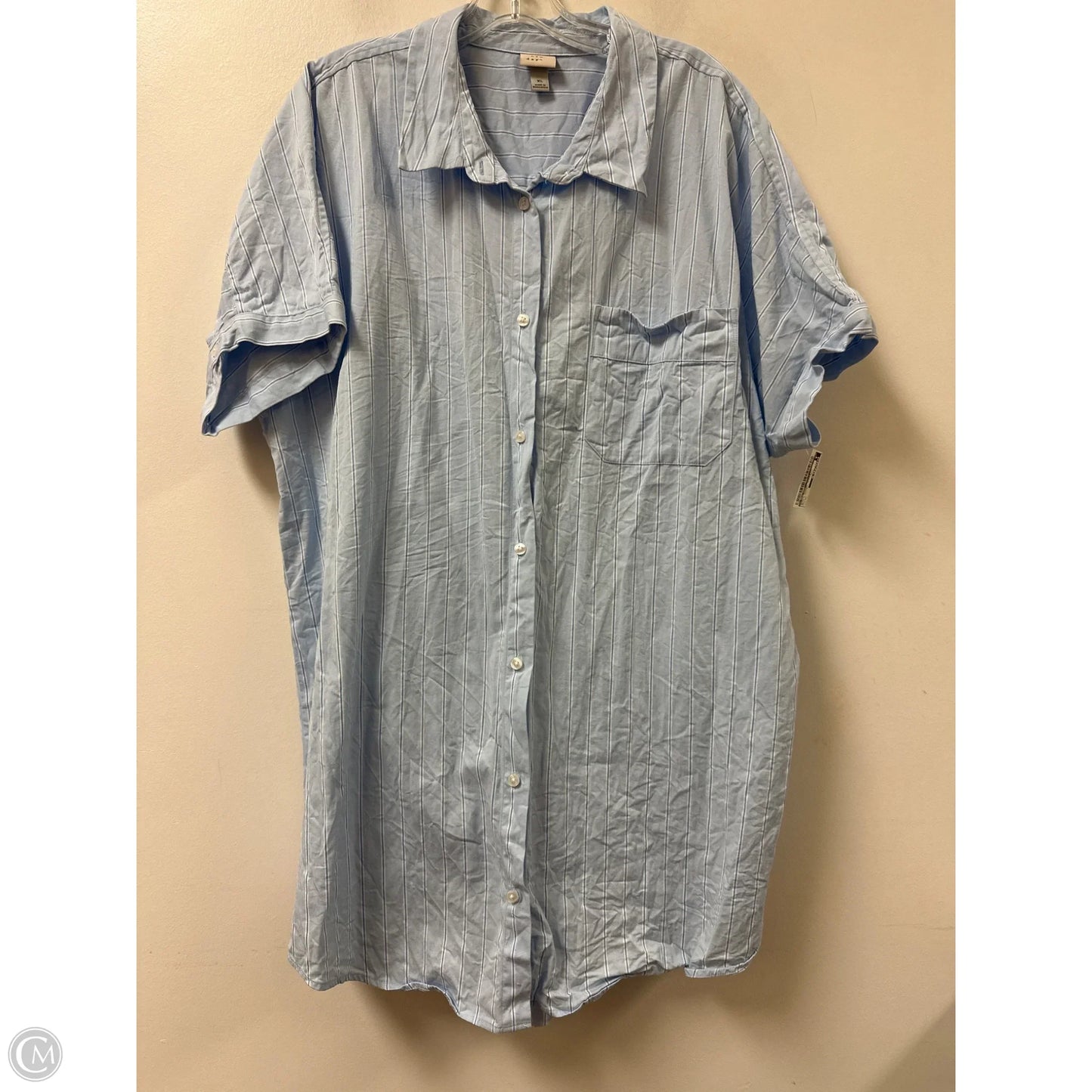 Dress Casual Short By A New Day In Blue & White, Size: Xl