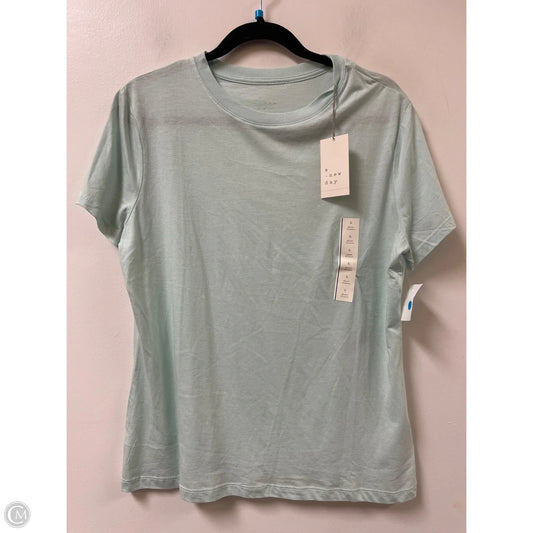 Top Short Sleeve By A New Day In Blue, Size: L