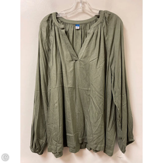 Top Long Sleeve By Old Navy In Ivory, Size: L