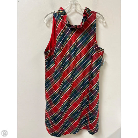Dress Casual Short By Crown And Ivy In Plaid Pattern, Size: 1x