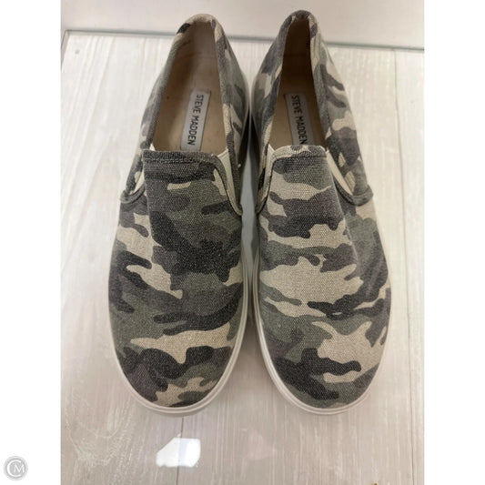 Shoes Flats By Steve Madden In Camouflage Print, Size: 10