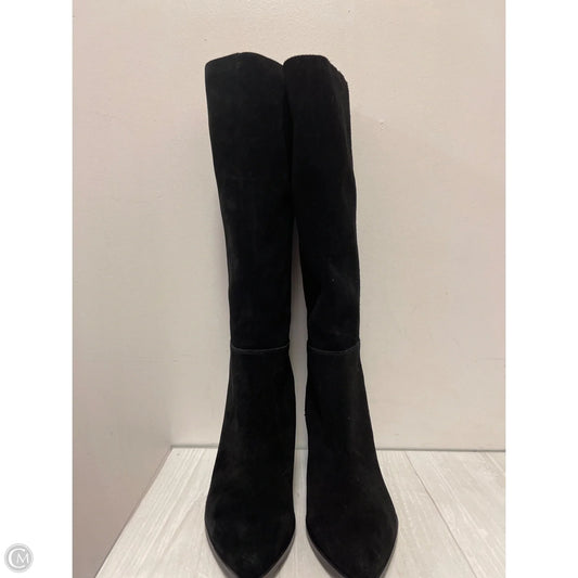 Boots Knee Heels By Marc Fisher In Black, Size: 10
