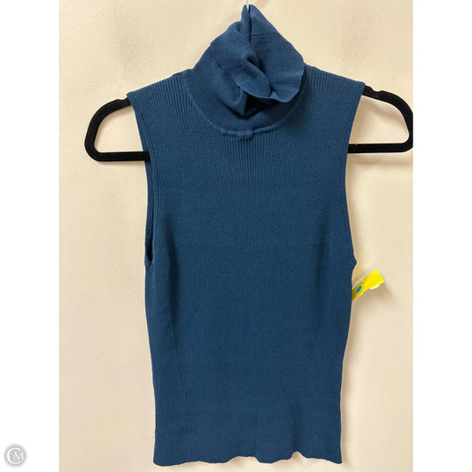 Top Sleeveless By Anne Klein In Blue, Size: L