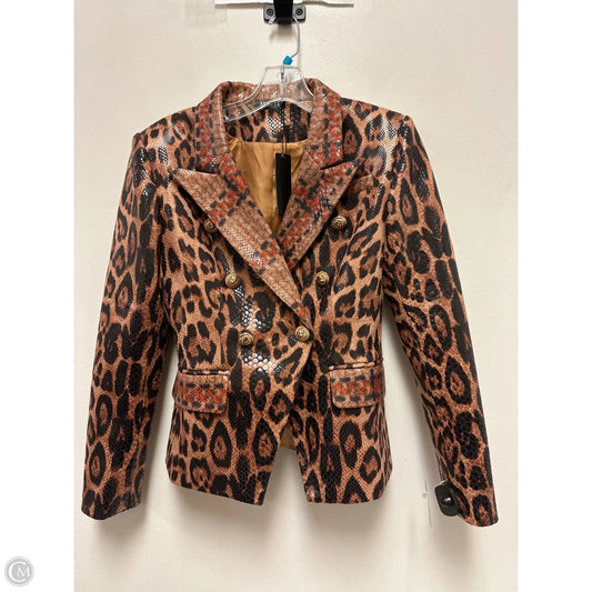 Blazer By Cma In Animal Print, Size: M